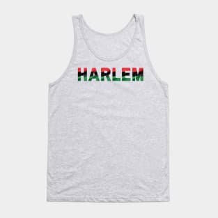 Harlem Texted Based | African Flag Color Design Tank Top